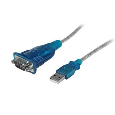 StarTech.com 17in (43cm) 1-Port USB to Serial Adapter Cable USB-A to DB9 RS232 USB to RS232 Adapter Prolific Chipset - M/M - Thumbnail 2