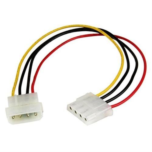 StarTech.com 12in LP4 Power Extension Cable - M/F - Image 1
