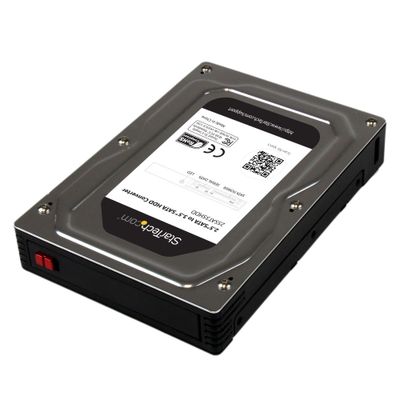 StarTech.com 2.5 to 3.5 SATA Aluminum Hard Drive Adapter Enclosure with SSD / HDD Height up to 12.5mm - Thumbnail 2