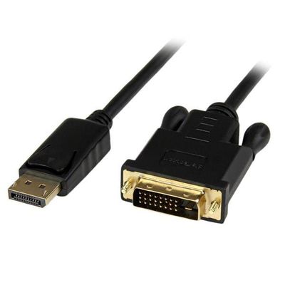 StarTech.com 6ft (1.8m) DisplayPort to DVI Cable - 1080p Video - Active DisplayPort to DVI Adapter Cable - DisplayPort to DVI-D Cable Single Link - DP 1.2 to DVI Monitor Cable Converter - Thumbnail 2