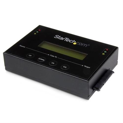 StarTech.com 1:1 Standalone Hard Drive Duplicator with Disk Image Manager For Backup and Restore Store Several Disk Images on one 2.5/3.5" SATA Drive HDD/SSD Cloner No PC Required - TAA - Image 1