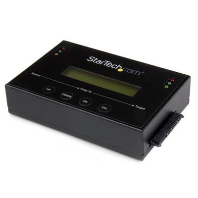StarTech.com 1:1 Standalone Hard Drive Duplicator with Disk Image Manager For Backup and Restore Store Several Disk Images on one 2.5/3.5" SATA Drive HDD/SSD Cloner No PC Required - TAA