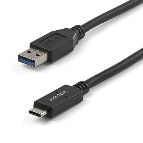 StarTech.com 3ft (1m) USB-A to USB-C Charging Cable USB 10Gbps Charge & Sync 3A USB-IF Certified - USB Charging Cord - Image 1