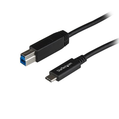 StarTech.com 3ft (1m) USB-B to USB-C Cable USB 10Gbps Data Cord USB 3.2 Gen 2 USB-C Data Transfer Cable - Thumbnail 2
