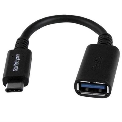 StarTech.com 6in (15cm) USB-C to USB-A Adapter USB 5Gbps 3A USB-C Male to USB-A Female Converter USB-IF Certified - Thunderbolt Compatible