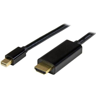 StarTech.com 3.3ft (1m) Mini DisplayPort to HDMI Cable - 4K 30Hz Video - mDP to HDMI Adapter Cable - Mini DP or Thunderbolt 1/2 Mac/PC to HDMI Monitor/Display - mDP to HDMI Converter Cord - Thumbnail 2