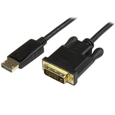 StarTech.com 3ft (91cm) DisplayPort to DVI Converter Cable - 1920x1200 0.914 m DisplayPort DVI-D Male Male Straight - Thumbnail 2