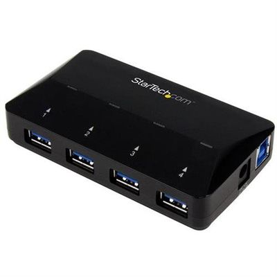 StarTech.com 4-Port USB 3.0 Hub (5Gbps) plus Dedicated Charging Port - 1 x 2.4A Port