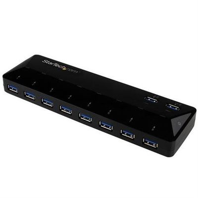 StarTech.com 10-Port USB 3.0 Hub with Charge and Sync Ports - 5Gbps - 2 x 1.5A Ports