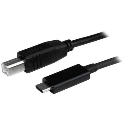 StarTech.com 3ft (1m) USB-B to USB-C Cable Data Cord USB 2.0 USB-C Data Transfer Cable 1 m USB C USB B USB 2.0 Male/Male Black