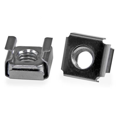 StarTech.com 100-Pack M6 Cage Nuts and Installation Tool for 19" or 10" Server Racks Cabinets and Enclosures Silver - TAA - Thumbnail 2