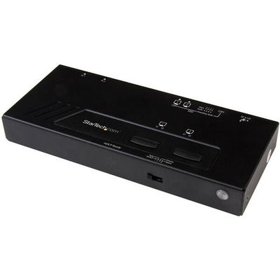 StarTech.com 2x2 HDMI Matrix Switch - 4K with Fast Switching and Auto-Sensing - TAA - Thumbnail 2