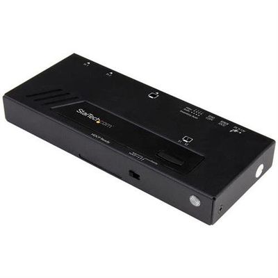 StarTech.com 2-Port HDMI Automatic Video Switch - 4K with Fast Switching - TAA Black 1280 x 720 (HD 720) 1920 x 1080 (HD 1080) 1920 x 1200 (WUXGA) 2560 x 1600 (WQXGA) Activity Power 3840 x 2160 pixels IR 7.1 channels
