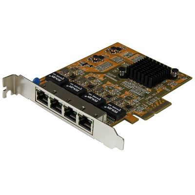StarTech.com 4-Port PCIe Gigabit Network Adapter Card - TAA - Thumbnail 2