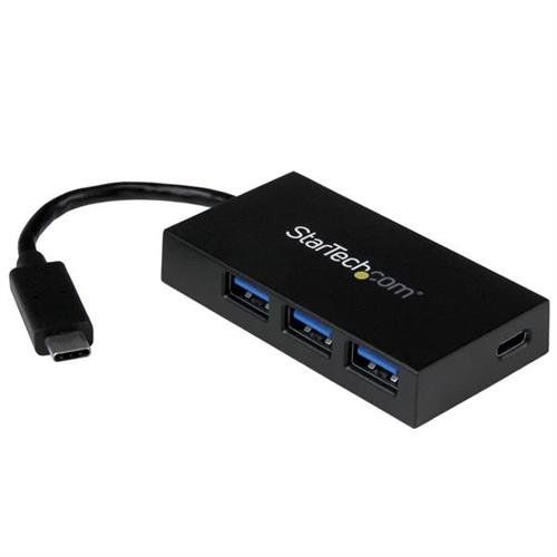 StarTech.com 4-Port USB-C Hub - USB-C to 1x USB-C and 3x USB-A - USB 3.0 Hub - 5Gbps - TAA - Image 1