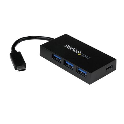 StarTech.com 4-Port USB-C Hub - USB-C to 1x USB-C and 3x USB-A - USB 3.0 Hub - 5Gbps - TAA - Thumbnail 2