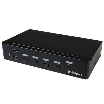 StarTech.com 4-Port DisplayPort KVM Switch - USB 3.0 - 4K 30Hz - TAA - Thumbnail 2