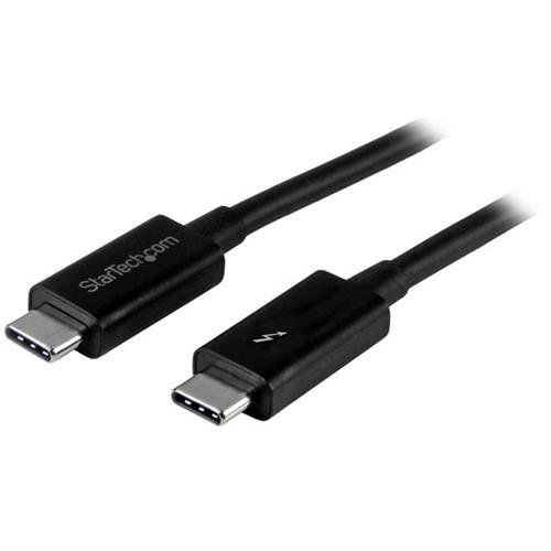 StarTech.com 2m (6.6ft) Thunderbolt 3 Cable 20Gbps 100W PD 4K Thunderbolt Certified Compatible with Thunderbolt 4/USB 3.2/DisplayPort - Image 1