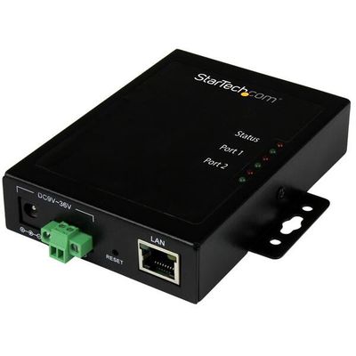 StarTech.com 2-Port Serial-to-IP Ethernet Device Server - RS232 - Metal and Mountable - TAA - Thumbnail 2