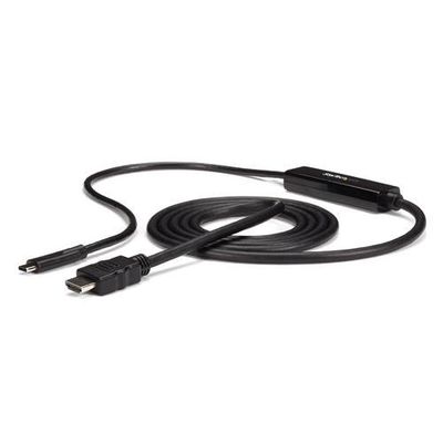 StarTech.com 6ft (2m) USB C to HDMI Cable - 4K 30Hz USB Type-C to HDMI Video Display Converter - USB-C DP Alt Mode to HDMI Monitor Adapter Cord - Thunderbolt Compatible