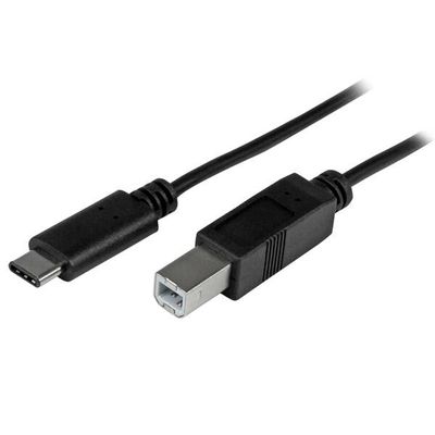 StarTech.com 6.6ft (2m) USB-B to USB-C Cable Data Cord USB 2.0 USB-C Data Transfer Cable - Thumbnail 2