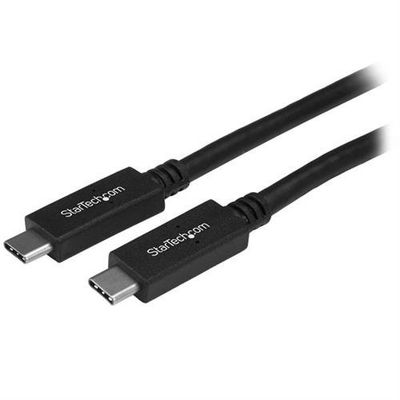 StarTech.com 1.6ft (50cm) USB-C Cable USB 10Gbps 60W (3A) Power Delivery 8K 60Hz / 4K 144Hz DP Alt Mode - Thunderbolt Compatible