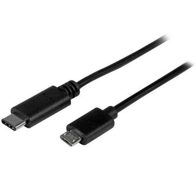 StarTech.com 1.6ft (50cm) USB-C to Micro USB-B Cable Data Cord USB 2.0 USB C to Micro-B Data Transfer Cable