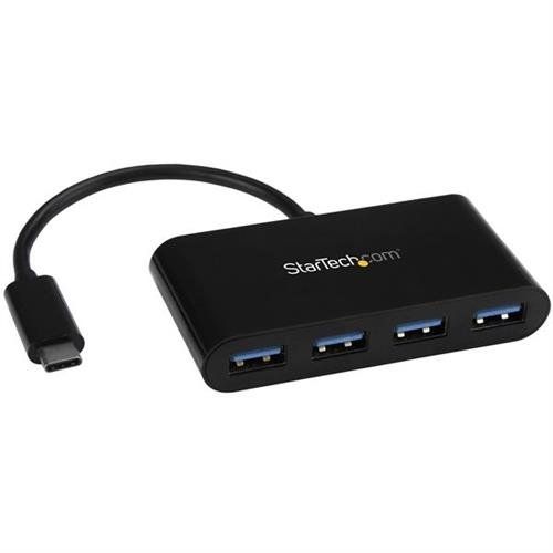 StarTech.com 4-Port USB-C Hub - USB-C to 4x USB-A - USB 3.0 Hub - 5Gbps - Bus Powered - Image 1