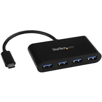 StarTech.com 4-Port USB-C Hub - USB-C to 4x USB-A - USB 3.0 Hub - 5Gbps - Bus Powered
