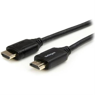 StarTech.com 3ft (1m) Premium Certified HDMI 2.0 Cable with Ethernet - High Speed Ultra HD 4K 60Hz HDMI Cable HDR10 - HDMI Cord (Male/Male Connectors) - For UHD Monitors TVs Displays