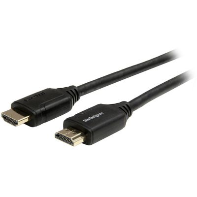 StarTech.com 6ft (2m) Premium Certified HDMI 2.0 Cable with Ethernet - High Speed Ultra HD 4K 60Hz HDMI Cable HDR10 - HDMI Cord (Male/Male Connectors) - For UHD Monitors TVs Displays - Thumbnail 2