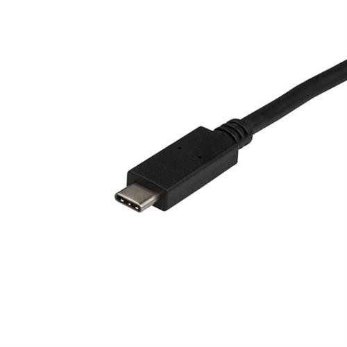 StarTech.com 1.6ft (50cm) USB-A to USB-C Charging Cable USB 10Gbps Charge & Sync 3A - USB Charging Cord - Image 1
