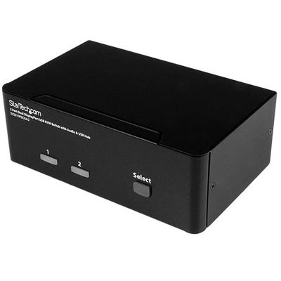 StarTech.com 2-Port DisplayPort Dual-Monitor KVM Switch - 4K 60Hz - TAA - Thumbnail 2
