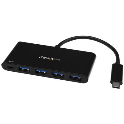 StarTech.com 4 Port USB C Hub with 4 USB Type-A Ports (USB 3.0 SuperSpeed 5Gbps) - 60W Power Delivery Passthrough Charging - USB 3.2 Gen 1 Laptop Hub Adapter - MacBook Dell - Thumbnail 2