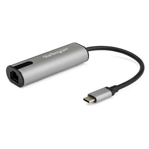 StarTech.com 2.5GbE USB C to Ethernet Adapter NBASE-T NIC - USB 3.0 Type C 2.5/1 Gigabit/100 Mbps Multi Speed Network/ USB 3.1 Laptop to RJ45/LAN Thunderbolt 3 Compatible/MacBook Pro Surface - Image 1