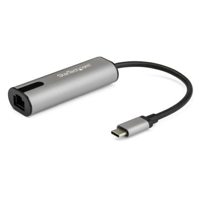 StarTech.com 2.5GbE USB C to Ethernet Adapter NBASE-T NIC - USB 3.0 Type C 2.5/1 Gigabit/100 Mbps Multi Speed Network/ USB 3.1 Laptop to RJ45/LAN Thunderbolt 3 Compatible/MacBook Pro Surface - Thumbnail 2
