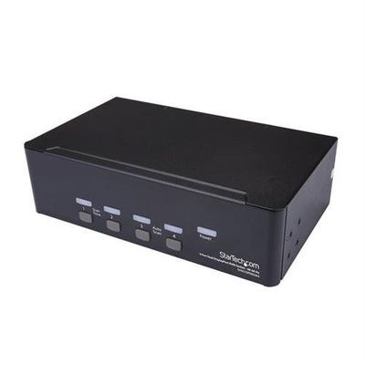 StarTech.com 4-Port Dual DisplayPort KVM Switch - 4K 60Hz - TAA