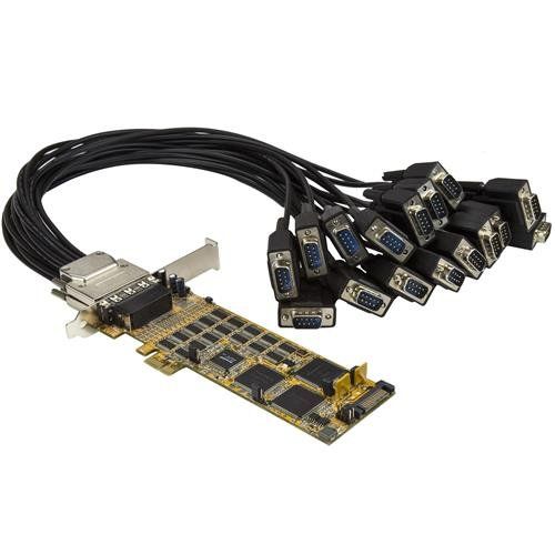 StarTech.com 16-Port Low-Profile Serial Card - RS232 - PCI Express - TAA - Image 1