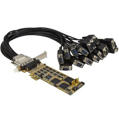 StarTech.com 16-Port Low-Profile Serial Card - RS232 - PCI Express - TAA
