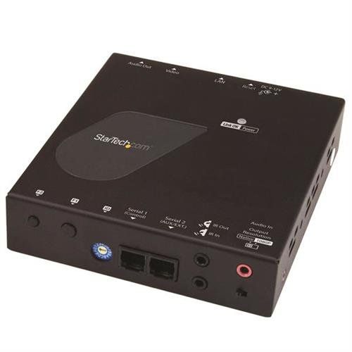 StarTech.com 4K HDMI over IP Receiver for ST12MHDLAN4K IP Extender with Video Control App Support for AVoIP Video Wall - TAA - Image 1