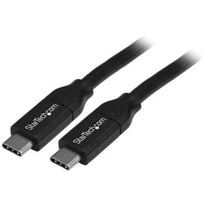 StarTech.com 13ft (4m) USB-C Fast Charging Cable Charge & Sync 100W (5A) PD USB 2.0 USB-IF Certified - Black USB C Charging Cord