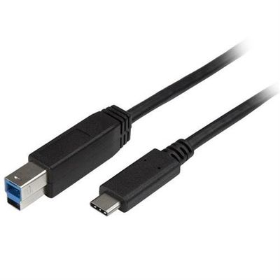 StarTech.com 6.6ft (2m) USB-B to USB-C Cable USB 5Gbps Data Cord USB 3.0 USB-C Data Transfer Cable