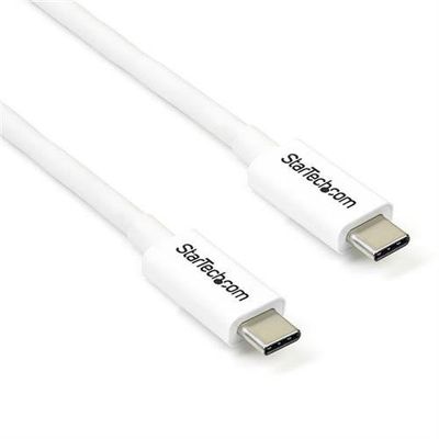 StarTech.com 6.6ft (2m) Thunderbolt 3 Cable 20Gbps 100W PD 4K Thunderbolt Certified Compatible with Thunderbolt 4/USB 3.2/DisplayPort