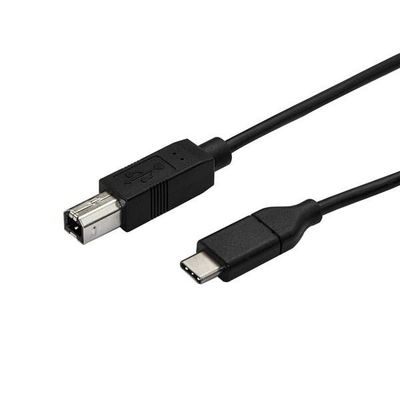 StarTech.com 1.6ft (50cm) USB-B to USB-C Cable Data Cord USB 2.0 USB-C Data Transfer Cable - Thumbnail 2