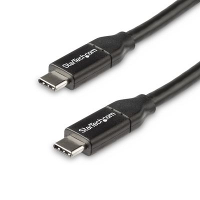 StarTech.com 1.6ft (50cm) USB-C Fast Charging Cable Charge &amp; Sync 100W (5A) PD USB 2.0 USB-IF Certified - USB C Charging Cord - Thumbnail 2