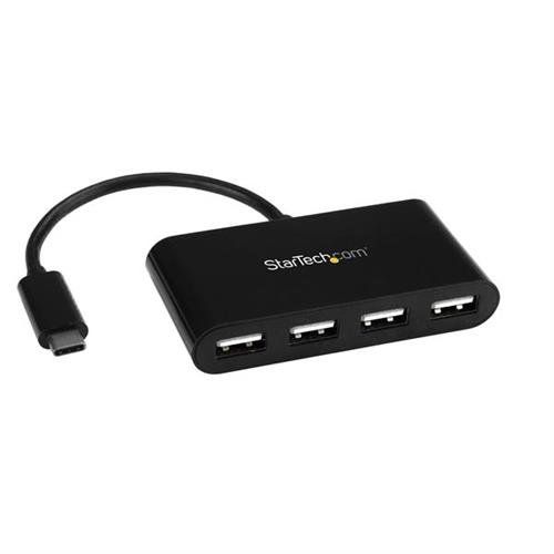 StarTech.com 4-Port USB-C Hub - Mini Hub - USB-C to 4x USB-A - USB 2.0 - Image 1