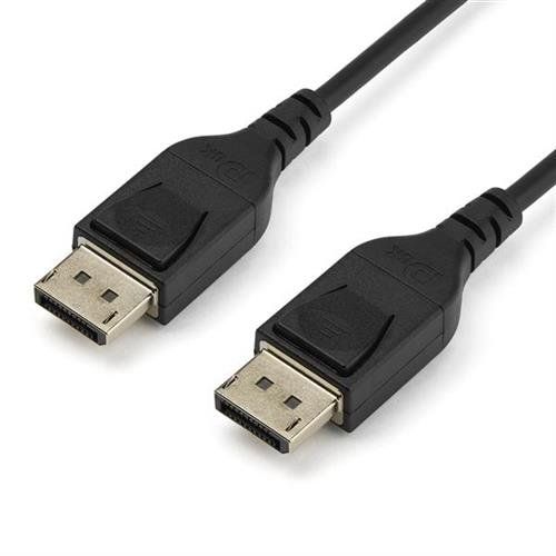 StarTech.com 3ft (1m) VESA Certified DisplayPort 1.4 Cable - 8K 60Hz HBR3 HDR - UHD DisplayPort to DisplayPort Monitor Cord - Ultra HD 4K 120Hz DP 1.4 Slim Video Cable M/M DP Connector - Image 1
