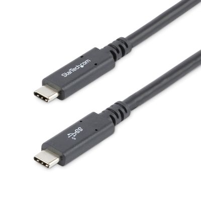 StarTech.com 6ft (1.8m) USB-C Cable USB 5Gbps 100W (5A) Power Delivery Certified Works with Chromebook 4K 60Hz DP Alt Mode USB-IF Certified - Thunderbolt Compatible - Thumbnail 2