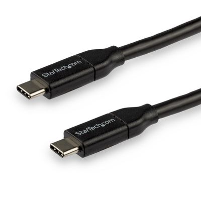 StarTech.com 10ft (3m) USB-C Fast Charging Cable Charge &amp; Sync 100W (5A) PD USB 2.0 USB-IF Certified - USB C Charging Cord - Thumbnail 2