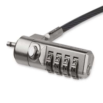 StarTech.com 6.6ft (2m) Laptop Cable Lock - 4 Digit Combination Laptop/Desktop Security Cable Lock for K-Slot Devices/Computers/Monitors - Portable Anti-Theft Vinyl Coated Steel Cable Lock - TAA - Thumbnail 2